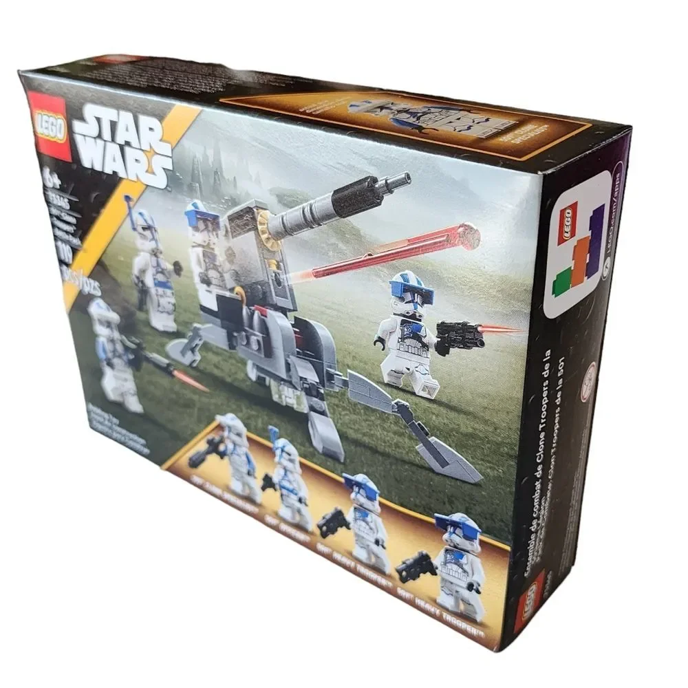 Lego 75345 Star Wars 501st Clone Troopers Battle Pack Building Toy Set 119‎ pcs